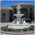 Large Outdoor White Marble Garden Fountain